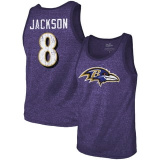 Infant Lamar Jackson Purple Baltimore Ravens Mainliner Name & Number  Bodysuit