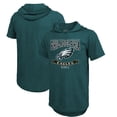 thumbnail image 1 of Men's Majestic Threads Midnight Green Philadelphia Eagles Super Bowl LIX Champions Coffin Corner Tri-Blend Hoodie, 1 of 3
