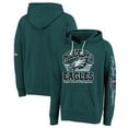 thumbnail image 1 of Men's Majestic Threads Midnight Green Philadelphia Eagles Super Bowl LIX Champions Sonder Tri-Blend Pullover Hoodie, 1 of 3