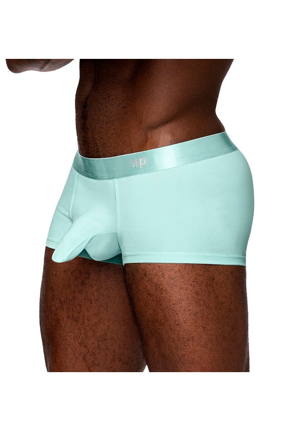 Men's Male Power 129-281 Easy Breezy Trunk with Comfort Pouch (Aqua L)