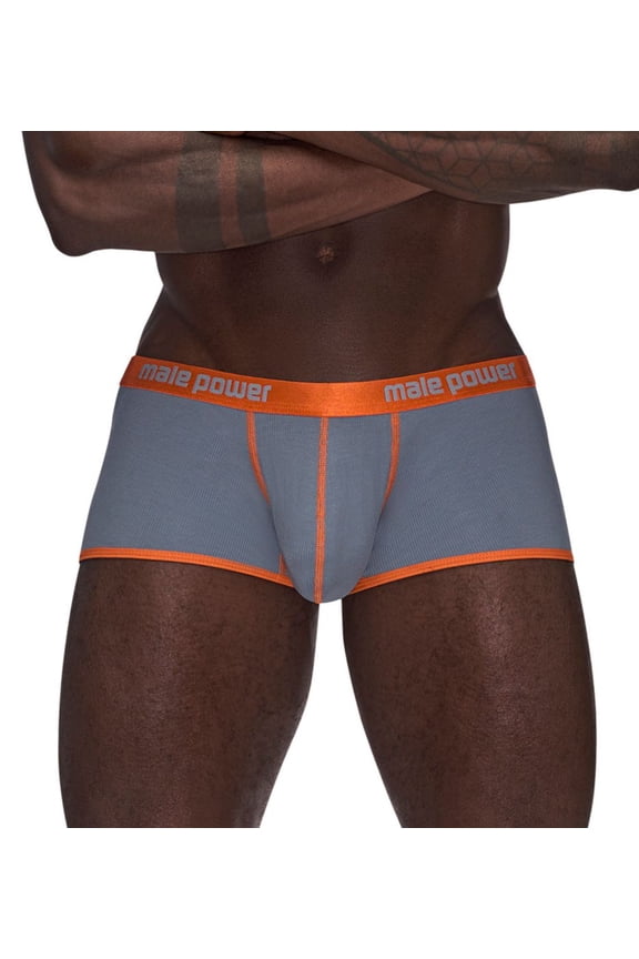 Men's Male Power 143-270 Casanova Uplift Mini Trunk (Grey S)