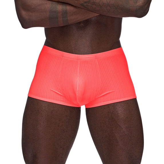 Men's Male Power 144-272 Barely There Mini Short (Coral XL)