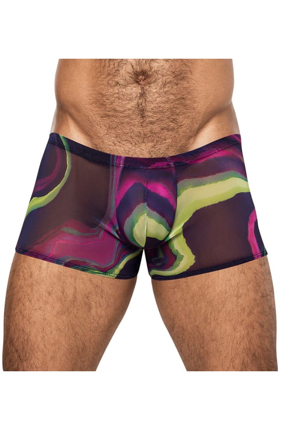 Men's Male Power 145-278 Galactic Sheer Mini Short (Print XL)