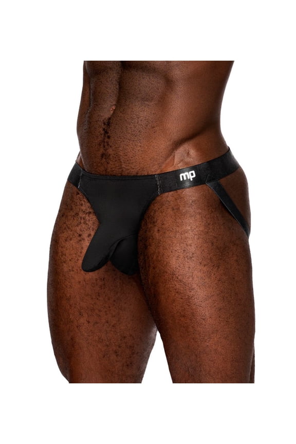 Men's Male Power 399-281 Easy Breezy Jock with Comfort Pouch (Black L/XL)