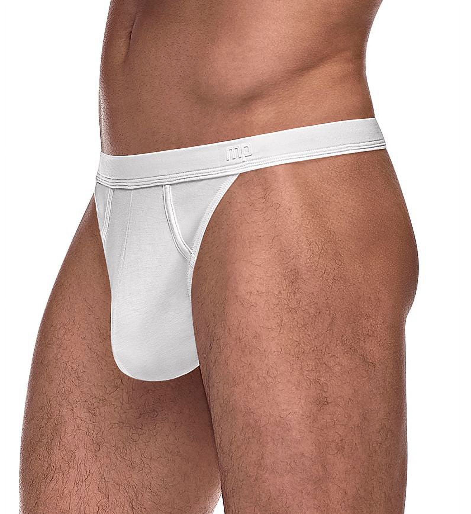 Men's Male Power 436-257 Pure Comfort Modal Bong Thong (White S/M)