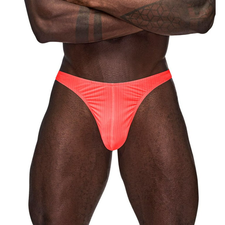 Men's Male Power 443-272 Barely There Bong Thong (Coral S/M