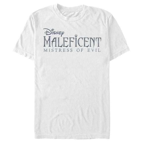 Men's Maleficent: Mistress of All Evil Basic Movie Logo  Graphic Tee White Small