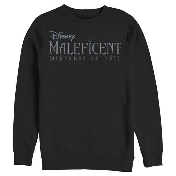 Men's Maleficent: Mistress of All Evil Basic Movie Logo Sweatshirt Black Medium