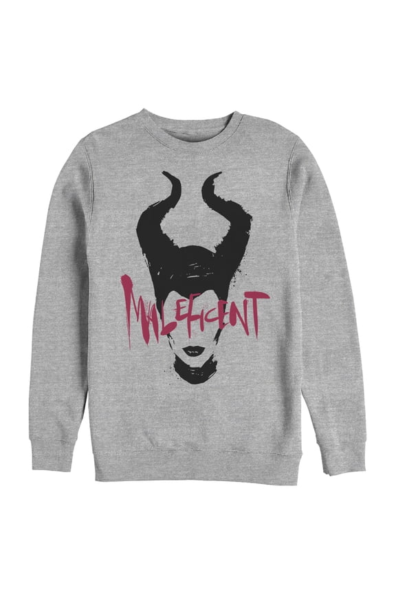 Men's Maleficent: Mistress of All Evil Lips Sweatshirt Athletic Heather 2X Large
