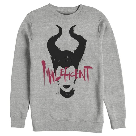 Men's Maleficent: Mistress of All Evil Lips Sweatshirt Athletic Heather Medium