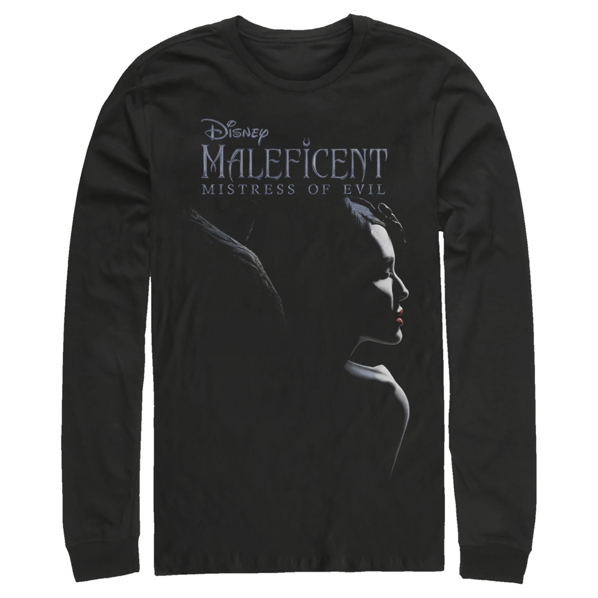 Men's Maleficent: Mistress of All Evil Logo Profile Long Sleeve Shirt ...