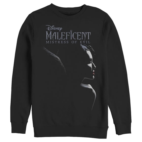 Men's Maleficent: Mistress of All Evil Logo Profile  Sweatshirt Black Medium