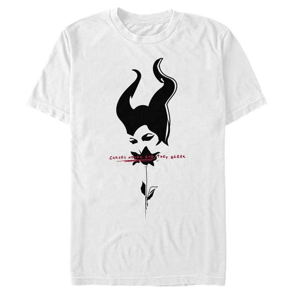 Men's Maleficent: Mistress of All Evil Rose Curse  Graphic Tee White Small