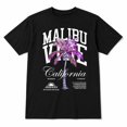 thumbnail image 1 of Men's Malibu Palm Tree Graphic T-Shirt, Unisex Classic Fit Tee, 1 of 9