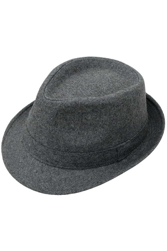 Men's Manhattan Fedora Hat Grey Color Cap