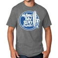 thumbnail image 1 of Men's Manu Bay SURFER DUDE T-shirt, 2XL Graphite Heather - TALL, 1 of 3