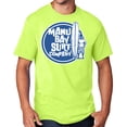 thumbnail image 1 of Men's Manu Bay SURFER DUDE T-shirt, Large Neon Yellow - TALL, 1 of 3