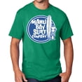thumbnail image 1 of Men's Manu Bay SURFER DUDE T-shirt, XL Kelly Green - TALL, 1 of 3
