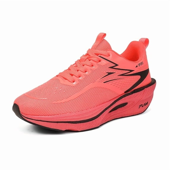 Men's Marathon Running Shoes - Lightweight Breathable -Absorbing Sneakers Athletic Footwear with Cushioned MD Sole Suitable for Marathon, Gym, Training - Gradient Design Low-Top /Comfortable Sneakers