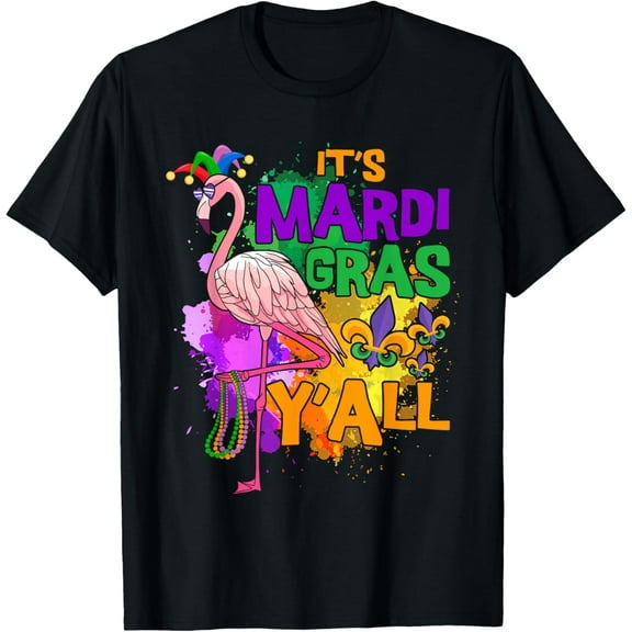 Men's Mardi Gras Carnival Party Graphic T-Shirt