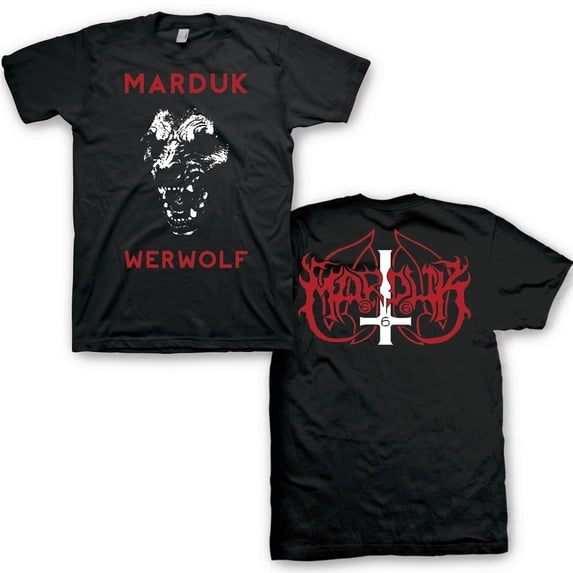 Men's Marduk Werewolf T-shirt XXX-Large Black
