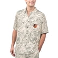 thumbnail image 1 of Men's Margaritaville Black Baltimore Orioles Monstera Print Party Button-Up Shirt, 1 of 4