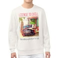 thumbnail image 1 of Men's Margaritaville Cream Cincinnati Reds License to Chill Fleece Sweatshirt, 1 of 2