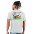 thumbnail image 1 of Men's Margaritaville Gray New York Jets Flip Flop T-Shirt, 1 of 4
