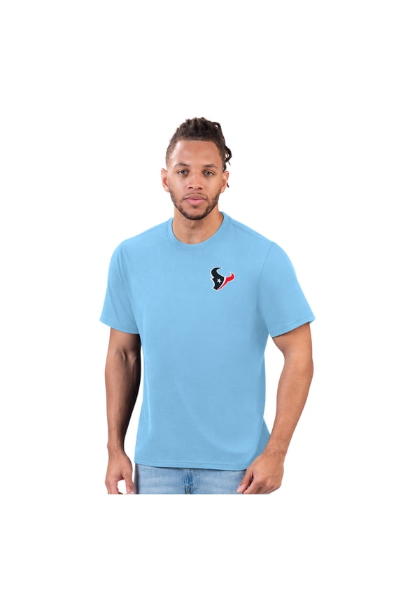 Men's Margaritaville Light Blue Houston Texans Wastin' Away T-Shirt