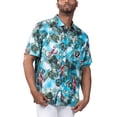 thumbnail image 1 of Men's Margaritaville Light Blue Las Vegas Raiders Jungle Parrot Party Button-Up Shirt, 1 of 2