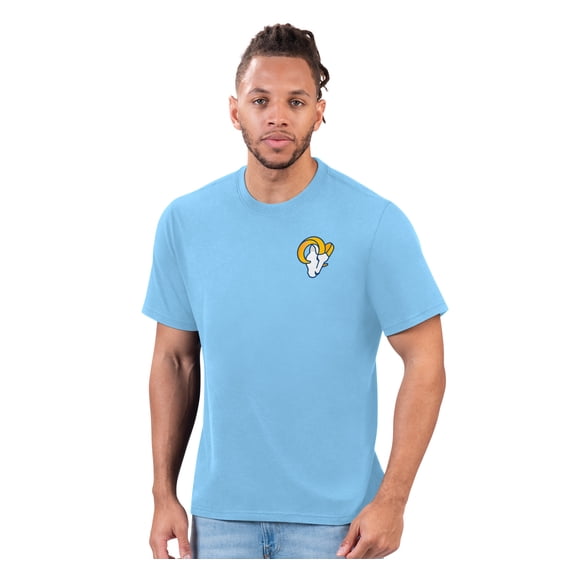 Men's Margaritaville Light Blue Los Angeles Rams Wastin' Away T-Shirt