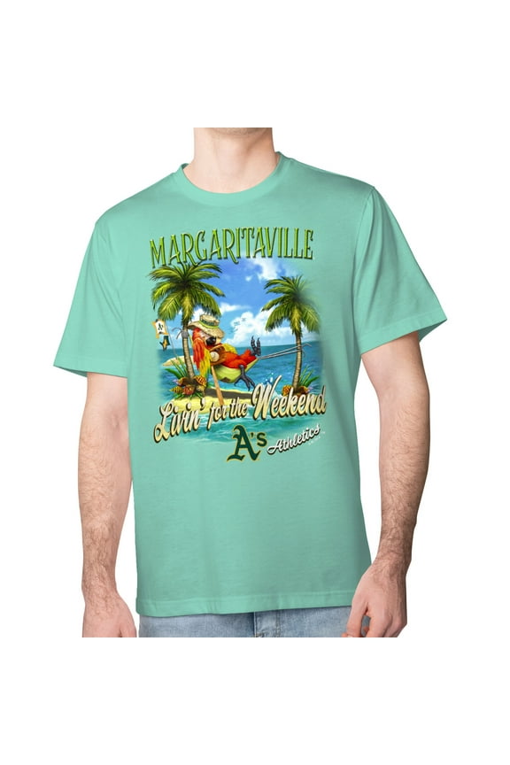 Men's Margaritaville Mint Athletics Livin' for the Weekend T-Shirt