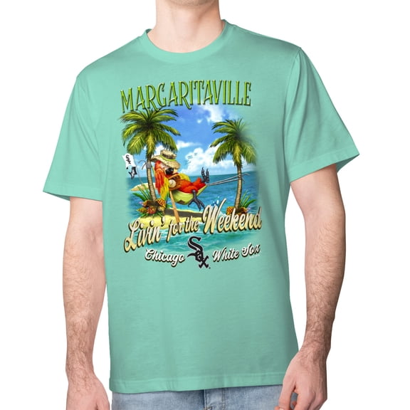Men's Margaritaville Mint Chicago White Sox Livin' for the Weekend T-Shirt