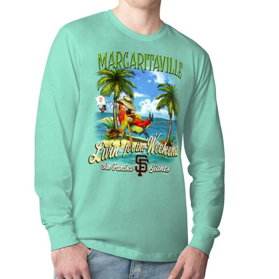 Men's Margaritaville  Mint San Francisco Giants Livin' for the Weekend Long Sleeve T-Shirt