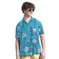 thumbnail image 1 of Men's Margaritaville Navy New York Yankees Palm Shade Party Button-Up Shirt, 1 of 2