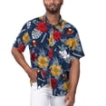 thumbnail image 1 of Men's Margaritaville Navy Seattle Mariners Island Life Floral Party Button-Up Shirt, 1 of 2