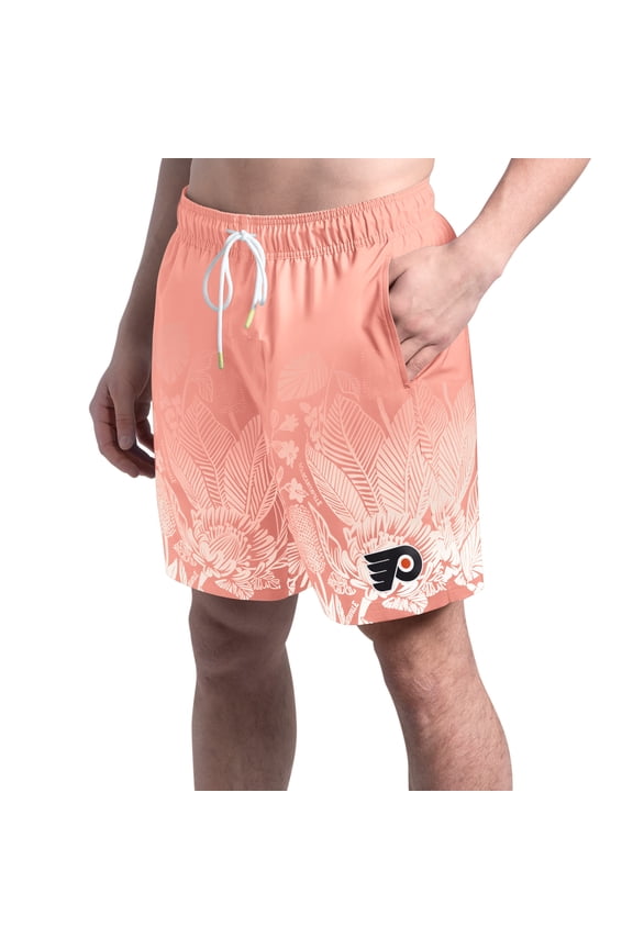 Men's-Margaritaville Pink Philadelphia Flyers Lagoon Fiesta Swim Short