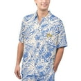 thumbnail image 1 of Men's Margaritaville Tan Los Angeles Rams Sand Washed Monstera Print Party Button-Up Shirt, 1 of 2