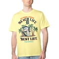 thumbnail image 1 of Men's Margaritaville Yellow Detroit Tigers Beach Hut Graphic T-Shirt, 1 of 2