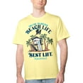 thumbnail image 1 of Men's Margaritaville Yellow Miami Marlins Beach Hut Graphic T-Shirt, 1 of 2