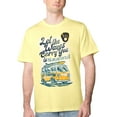 thumbnail image 1 of Men's Margaritaville Yellow Milwaukee Brewers Bus Waves Graphic T-Shirt, 1 of 2