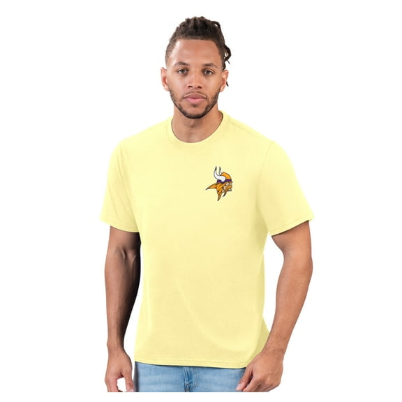 Men's Margaritaville Yellow Minnesota Vikings Wastin' Away T-Shirt