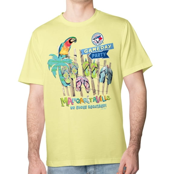 Men's Margaritaville Yellow Toronto Blue Jays Gameday Party T-Shirt
