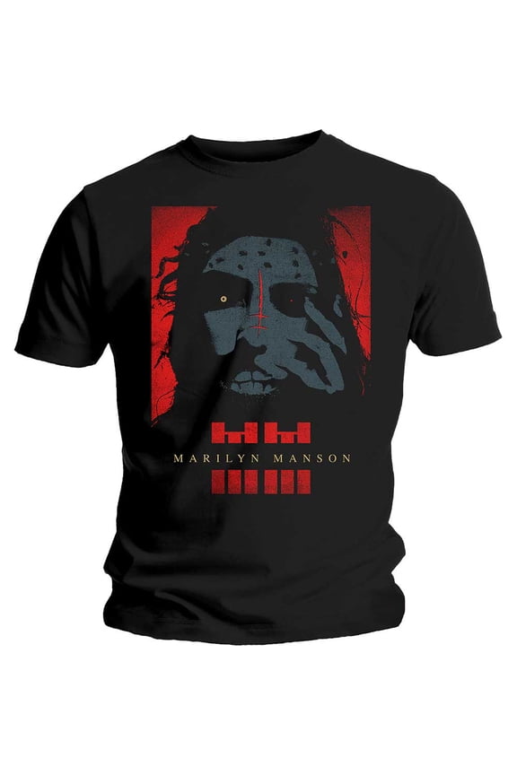 Men's Marilyn Manson Rebel Slim Fit T-shirt X-Large Black