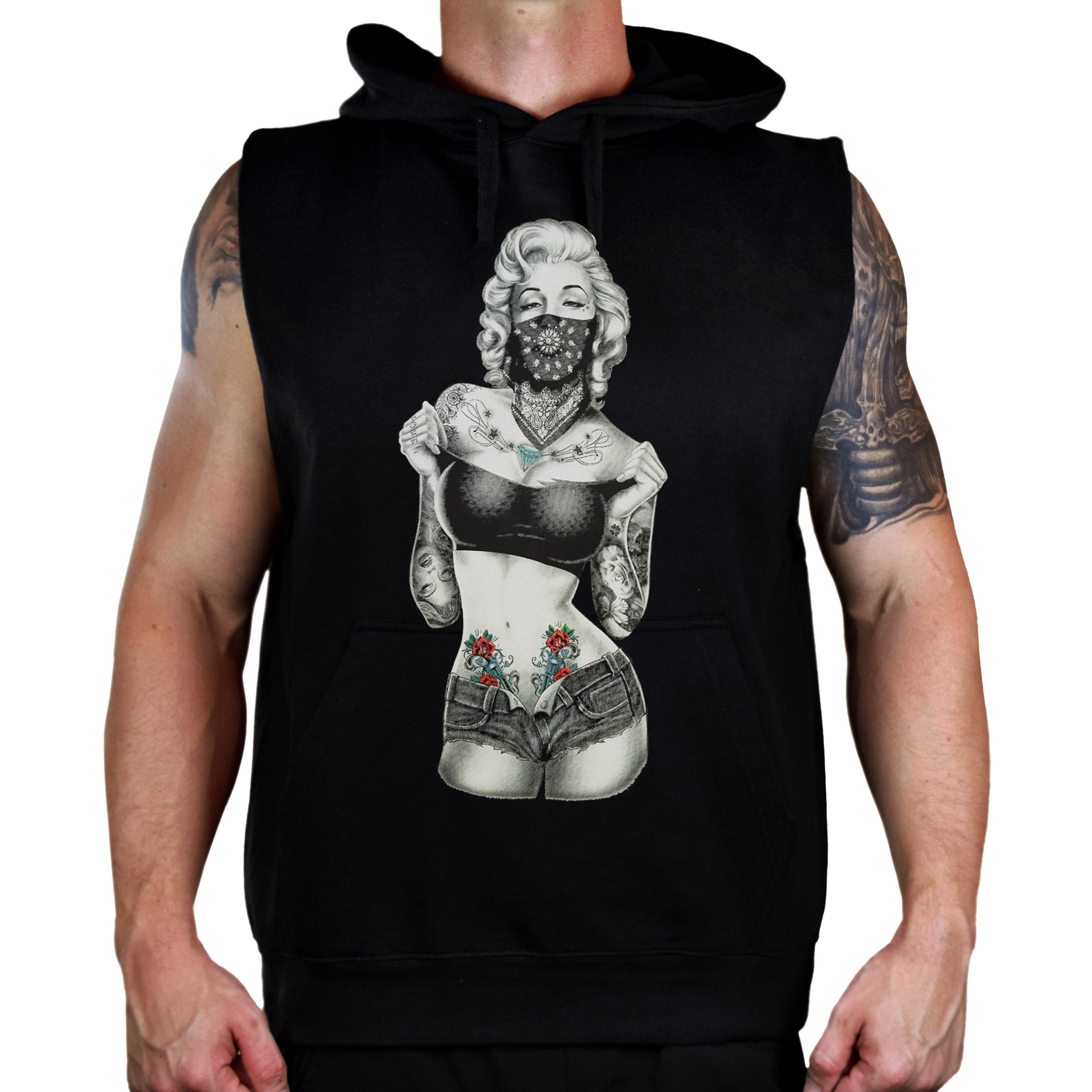 Marilyn monroe blue bandana hotsell hoodie
