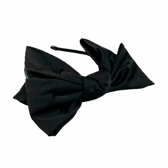 Ellison+Young Satin Bow Crown Headband