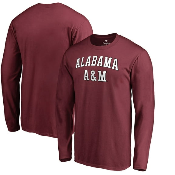 Men's Maroon Alabama A&M Bulldogs Everyday Team Long Sleeve T-Shirt