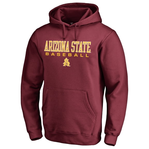 Men's Maroon Arizona State Sun Devils Team Unity Baseball Pullover Hoodie