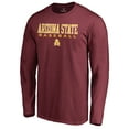 thumbnail image 1 of Men's Maroon Arizona State Sun Devils Team Unity Baseball Long Sleeve T-Shirt, 1 of 3