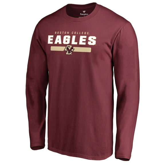 Men's Maroon Boston College Eagles Team Strong Long Sleeve T-Shirt